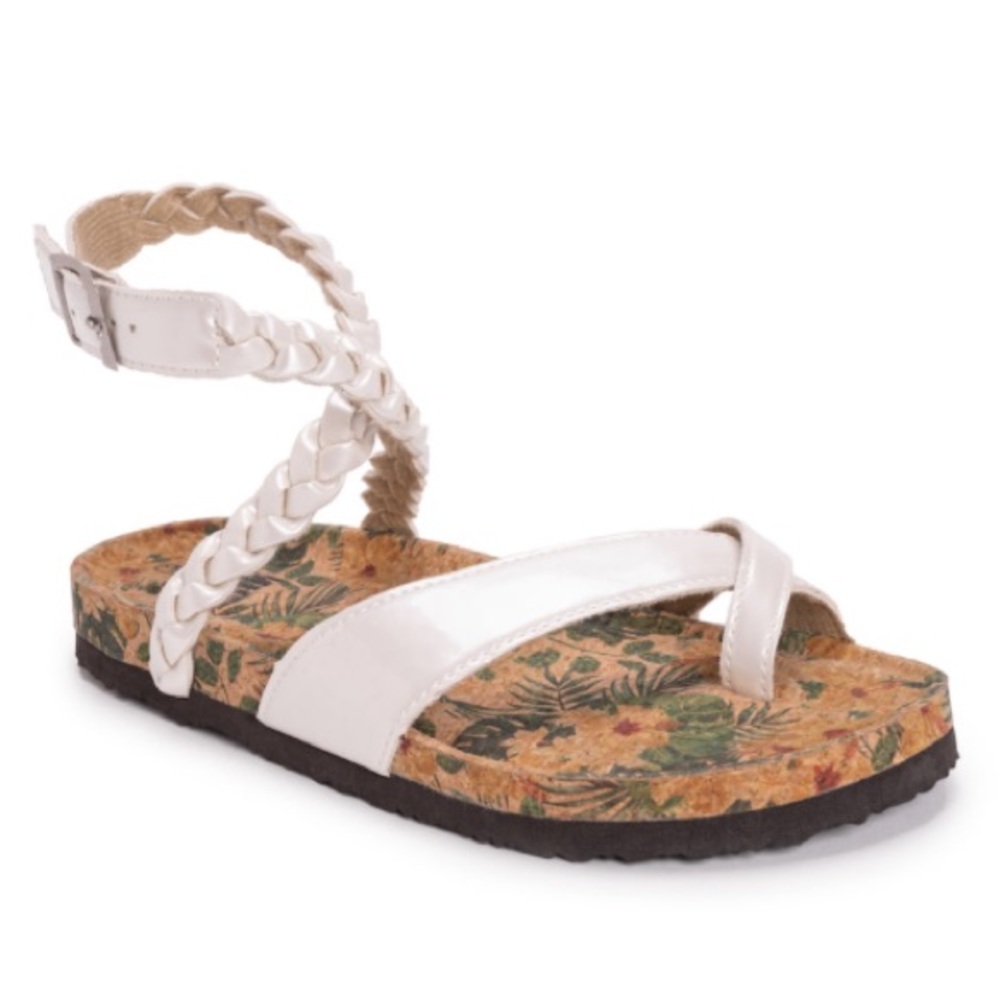 COPY - white muk luks sandals